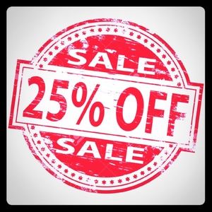25% off 4+ items